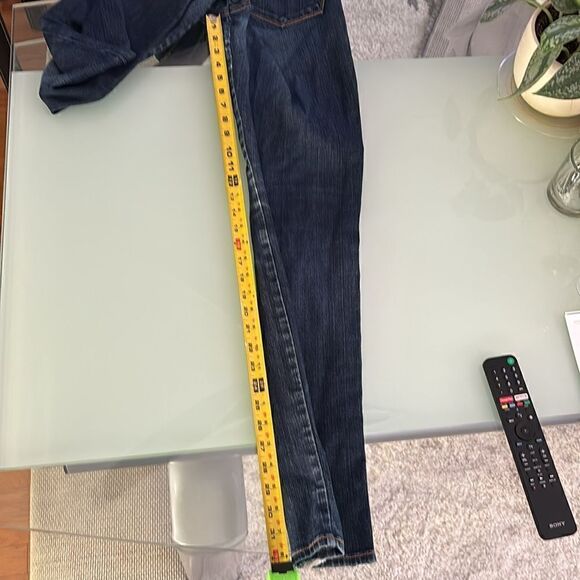 J Brand jeans 31 dark blue wash the deal 9 inch zipper on both legs - Picture 13 of 13